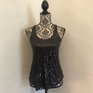 Express | Sequin Tank | Size XS